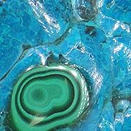 Chrysocolle malachite