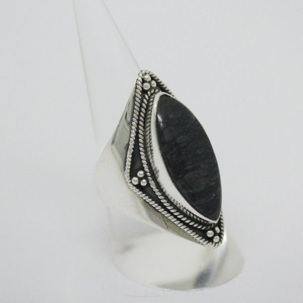 Bague Minérale Jaspe Picasso